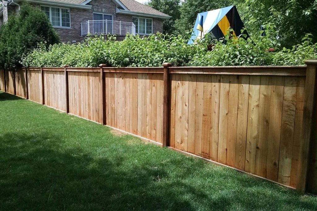 Wood Fencing installation